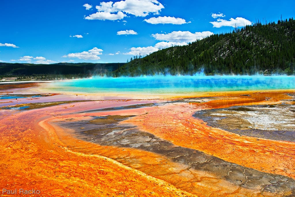 The Grand Prismatic Spring in Yellowstone National Park, home to many colorful extremophiles. Image: Paul Racko, Flickr