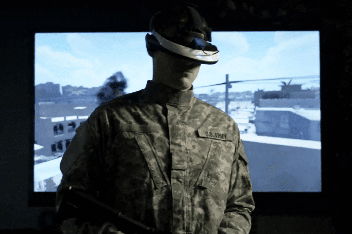 A former soldier is testing out Dr. Skip Rizzo's virtual reality system that will hopefully be used further for therapy for PTSD victims