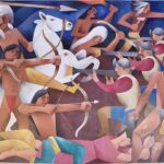 The U.S. Courthouse built in 1930 by architect James A. Wetmore. First floor WPA Mural.
